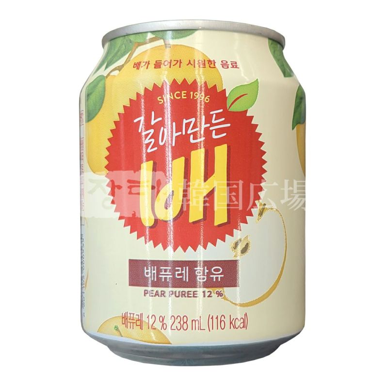 ヘテ すりおろし梨ジュース 238ml (缶) 韓国広場e-shop本店