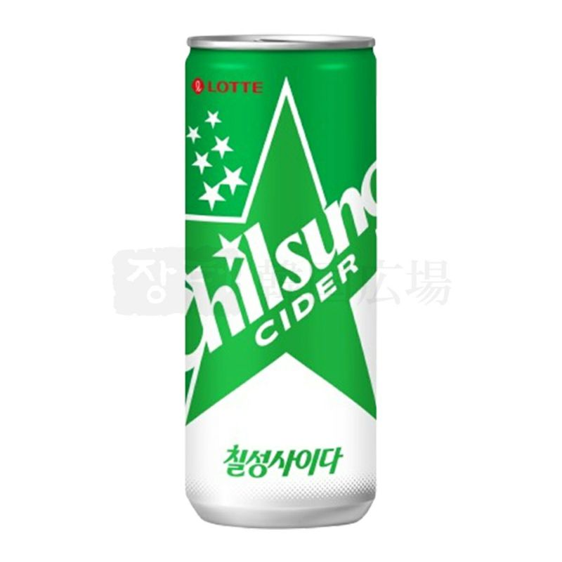 ロッテチルソンサイダー 韓国の国民的炭酸飲料250ml×60本年末セール ロッテ チルソンサイダー 250ml (缶) | 韓国広場e-shop本店