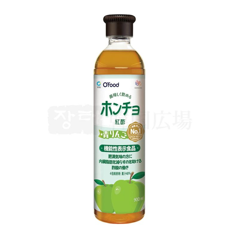 紅酢 ホンチョ 青りんご味 900ml | 韓国広場e-shop本店