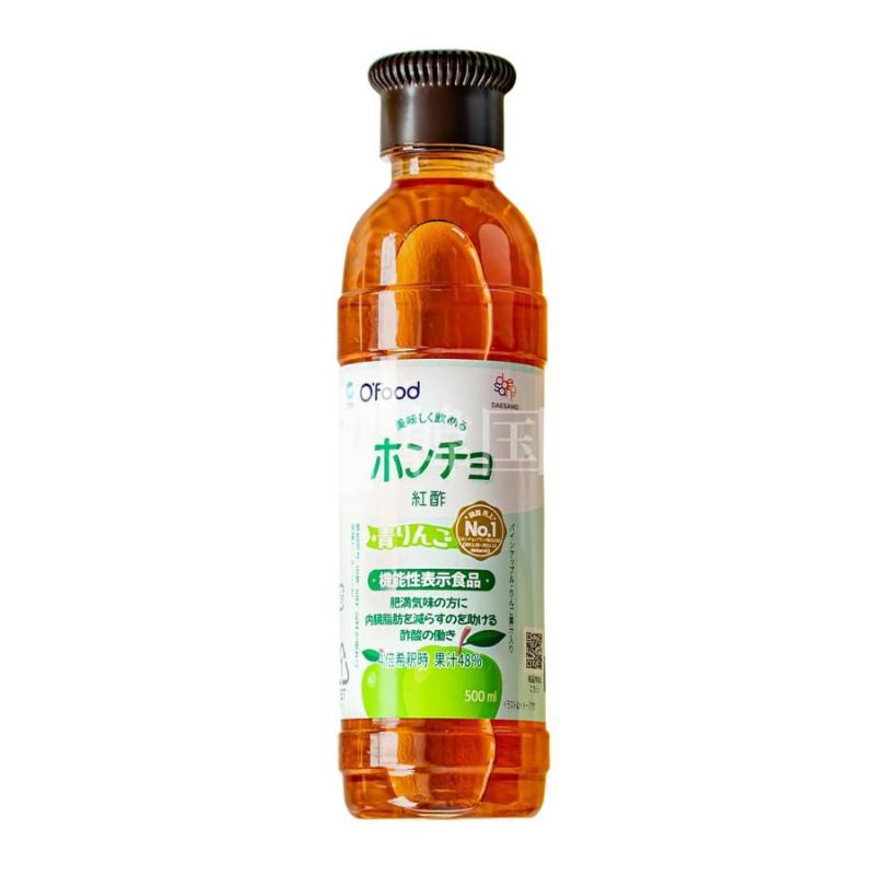 ホンチョ 紅酢 青りんご味 500ml - その他