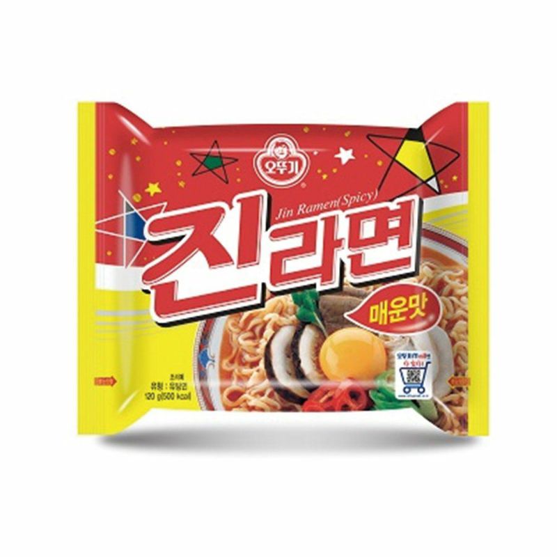 オットゥギ ジンラーメン 辛口 120g | 韓国広場e-shop本店