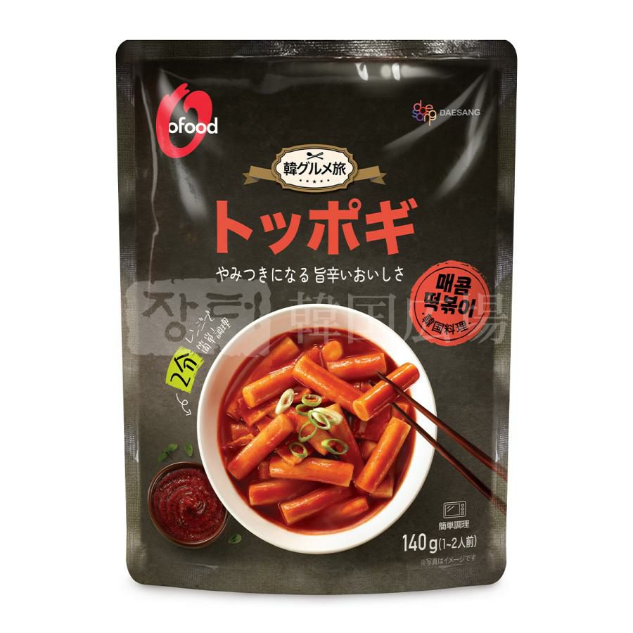 O'food トッポキ (旨辛味/袋) 140g | 韓国広場e-shop本店