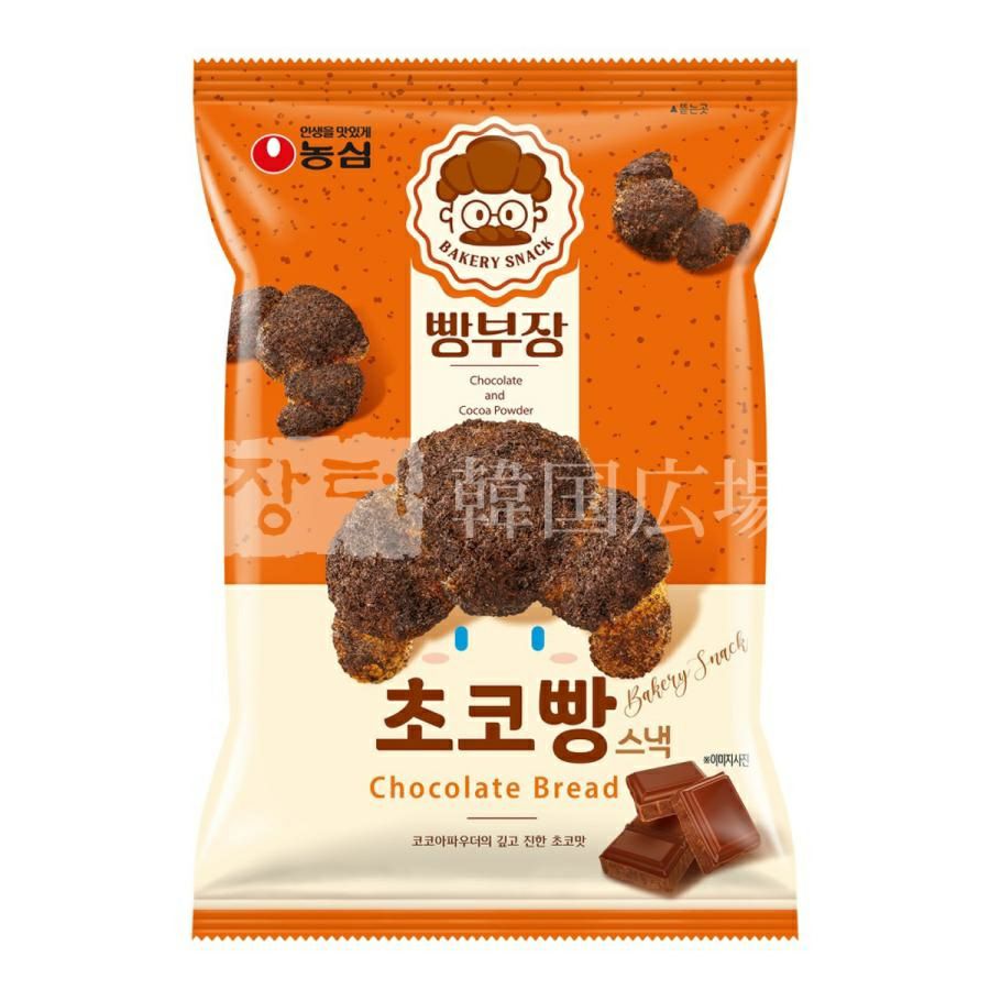 農心 パン部長のチョコパン 55g | 韓国広場e-shop本店 パン お菓子