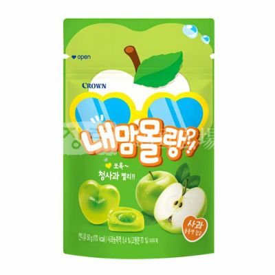 ◎青りんご◎ クラウン ネマムモランゼリー 青りんご味 50g | 韓国広場e-shop本店